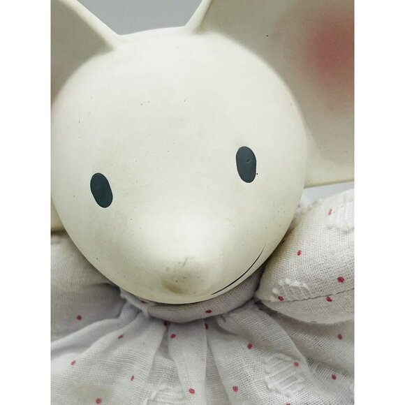 Meiya Alvin Mouse Plush Stuffed Toy Doll Rubber Head Eyelet Lace - Picture 2 of 6